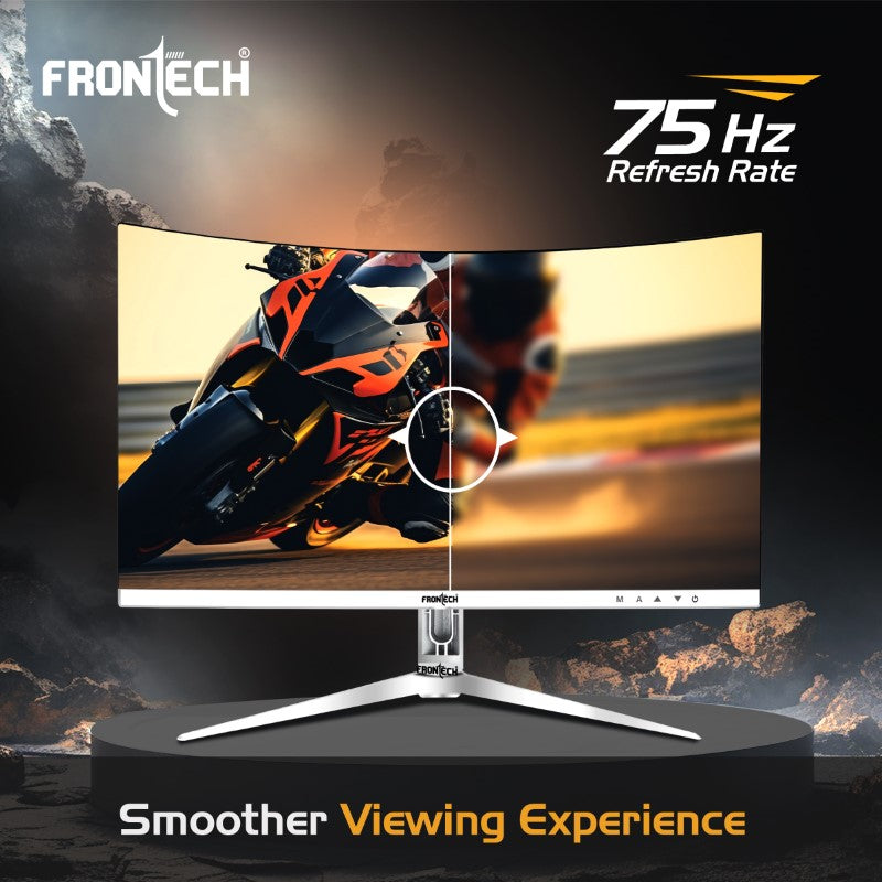 Frontech 22'' Ultima Series Curved LED Monitor | 75Hz, 1920x1080 | 3500R Curve, Bezel-Less Design (MON-0079C) Frontech 22'' Ultima Series Curved LED Monitor | 75Hz, 1920x1080 | 3500R Curve, Bezel-Less Design (MON-0079C)